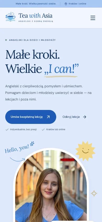 Mobilna strona główna Tea with Asia
